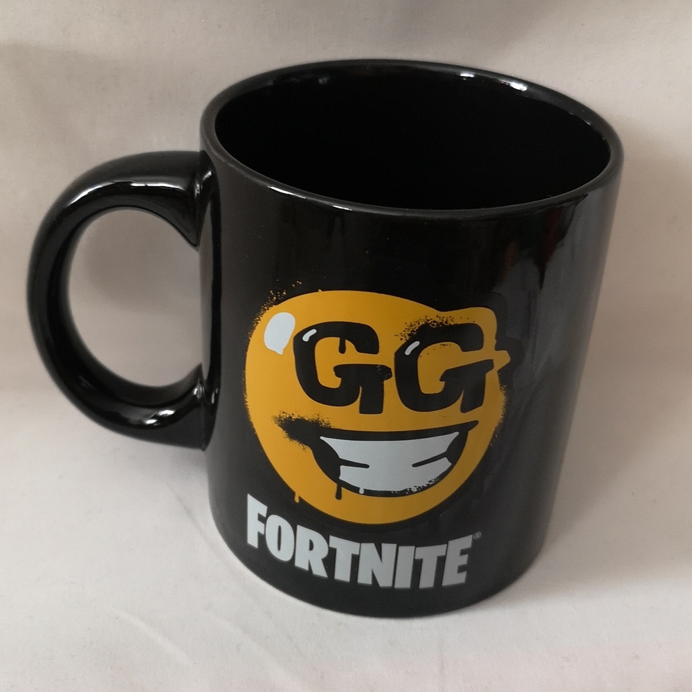 Large Like-new Fortnite Coffee / Tea Mug with Holographic Label, Spencer's